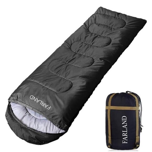 FARLAND Sleeping Bags 30℉ Compression Sack Portable and Lightweight - Picture 1 of 9